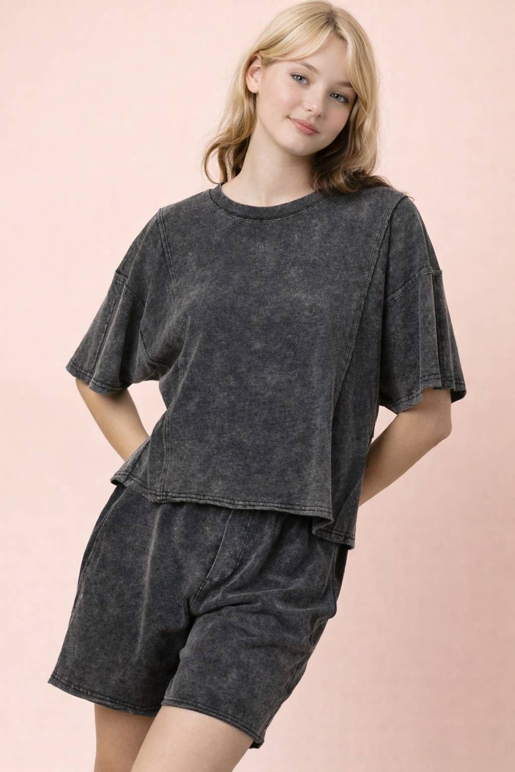 Kylie Knit Top & Shorts Set