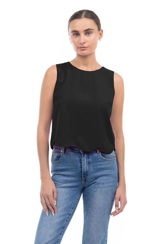 Summer Scalloped Top