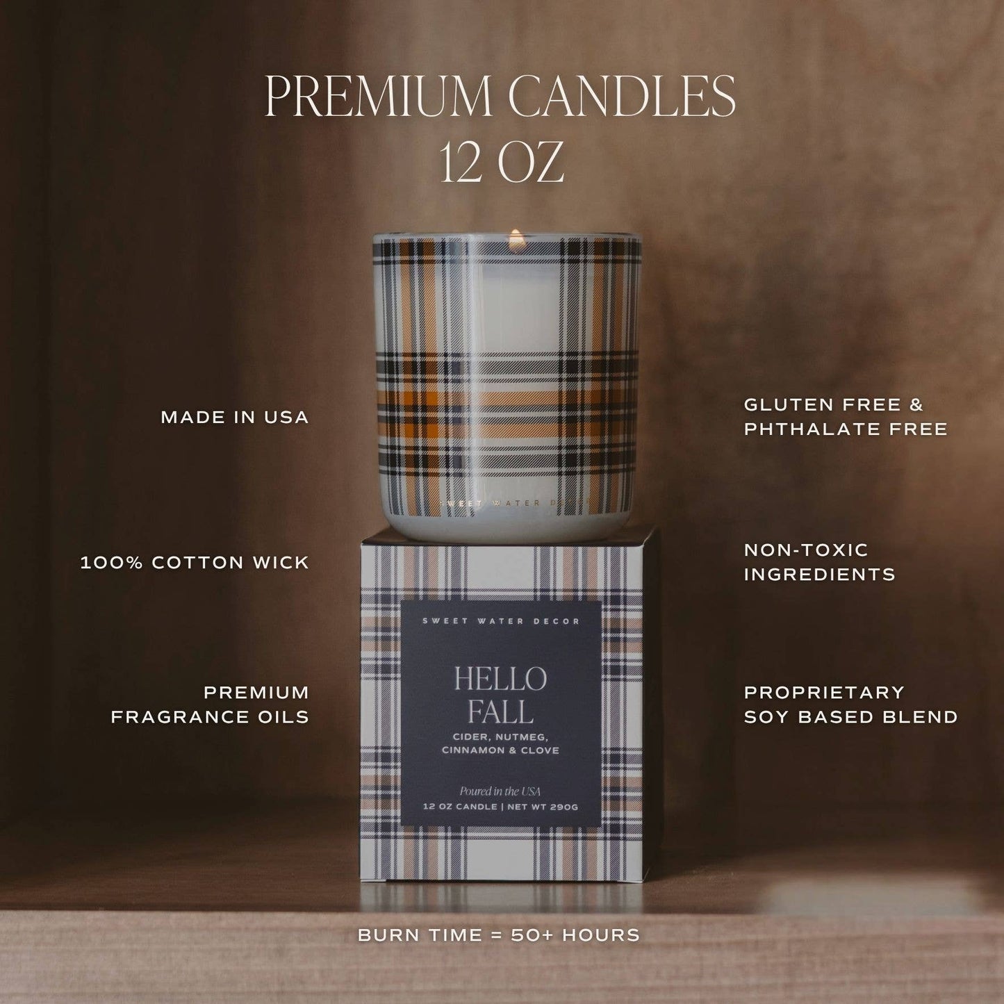 Cozy Season 12 oz Boxed Soy Candle