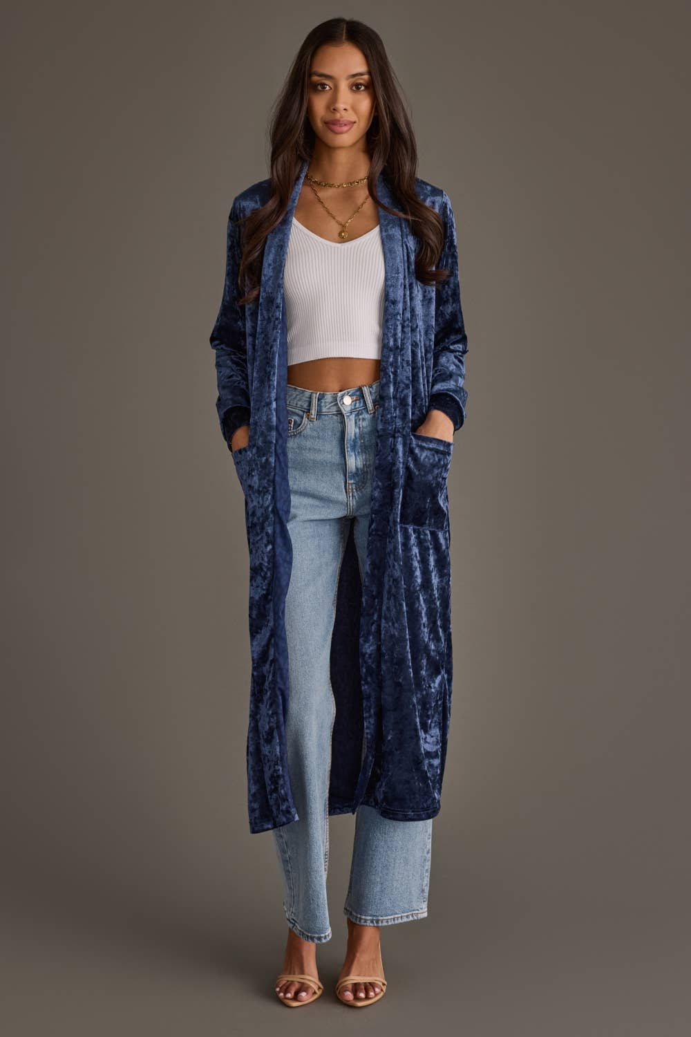 Demi Velvet Duster