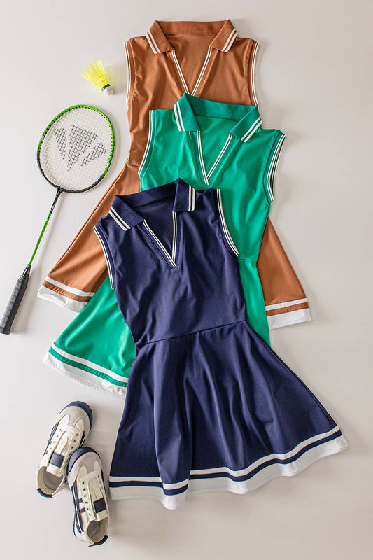 Callie Collared Sleeveless Tennis Dress
