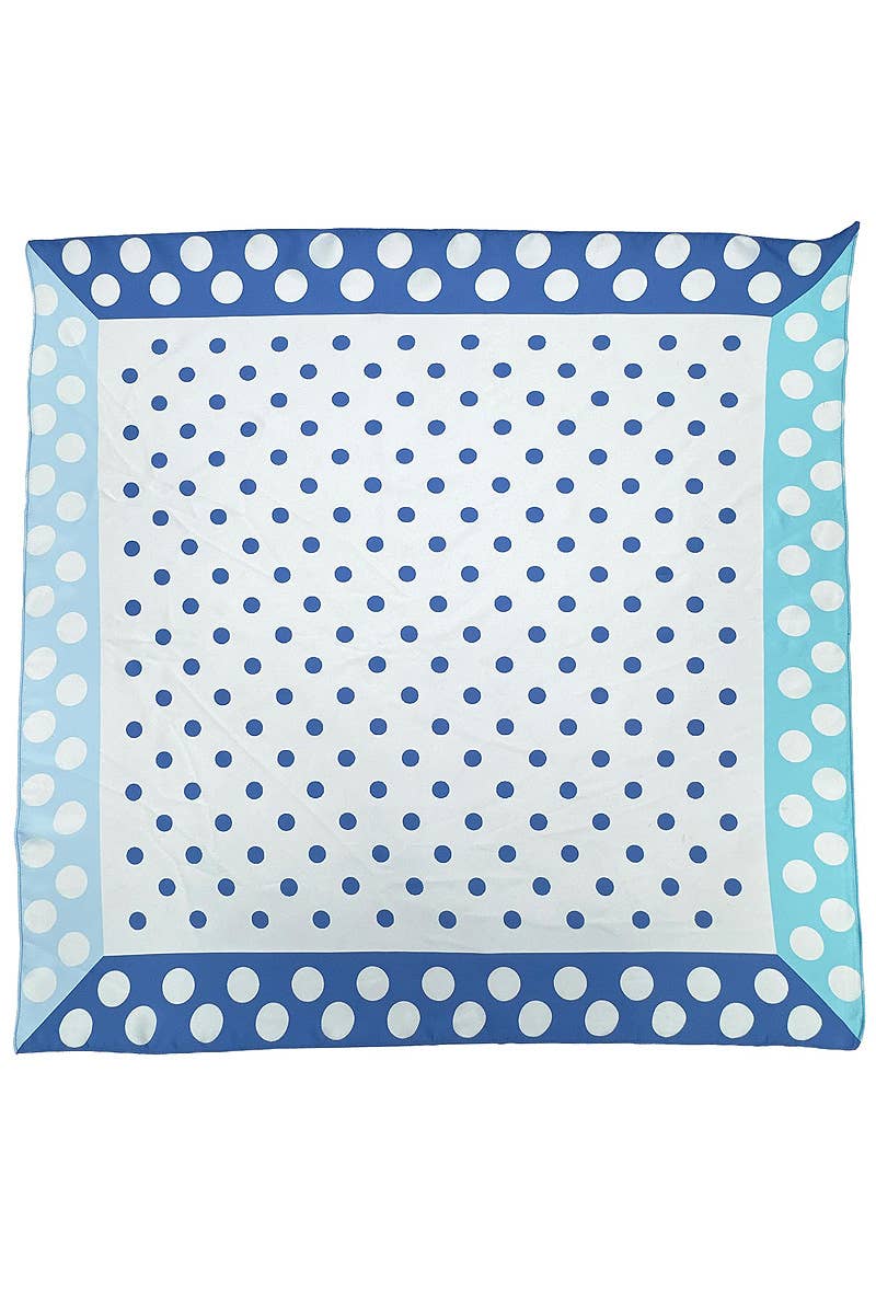 Polka Dot  Print Square Scarf