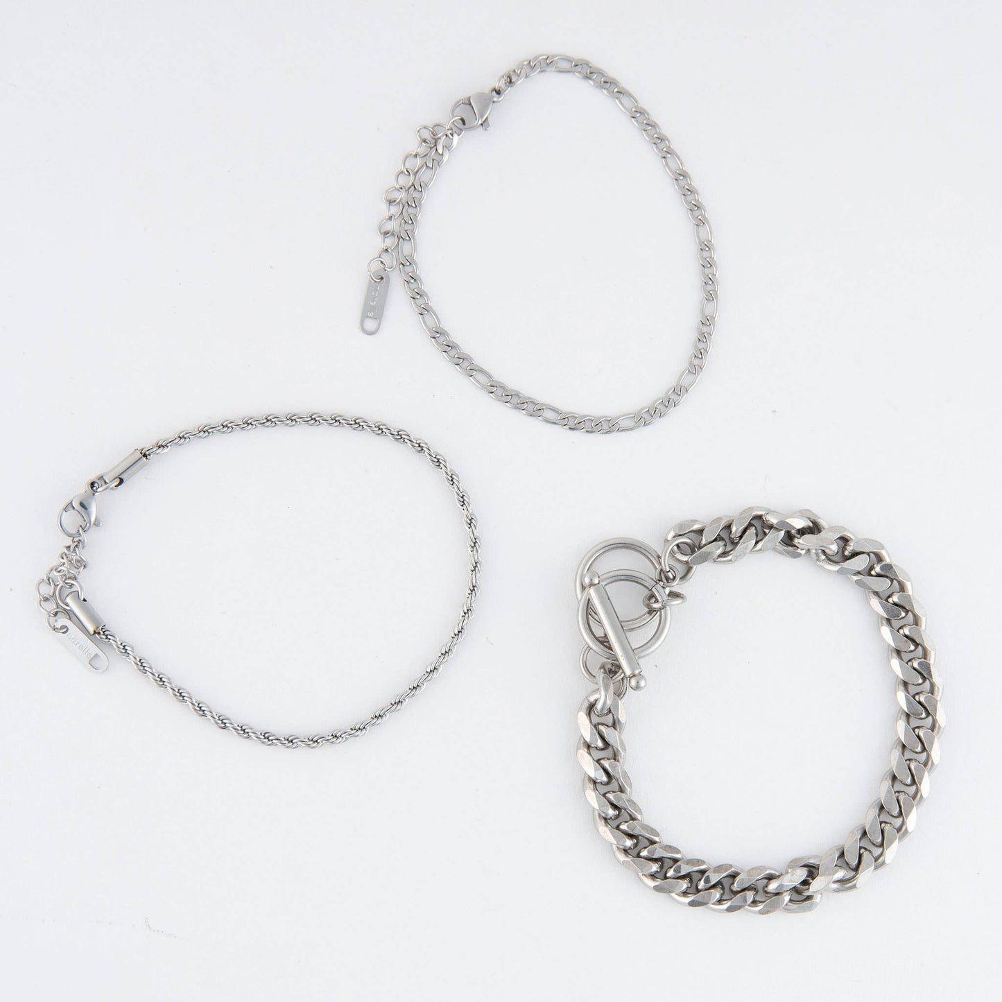 Waterproof Bracelets Narelle Figaro Chain Trio Set