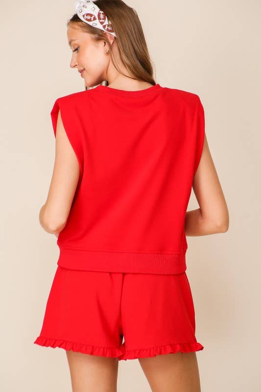 Piper Padded Shoulder Athleisure