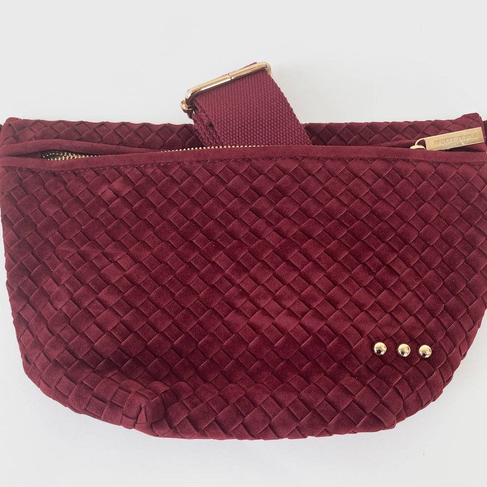 Suede Westlyn Woven Bum Bag - PREORDER!