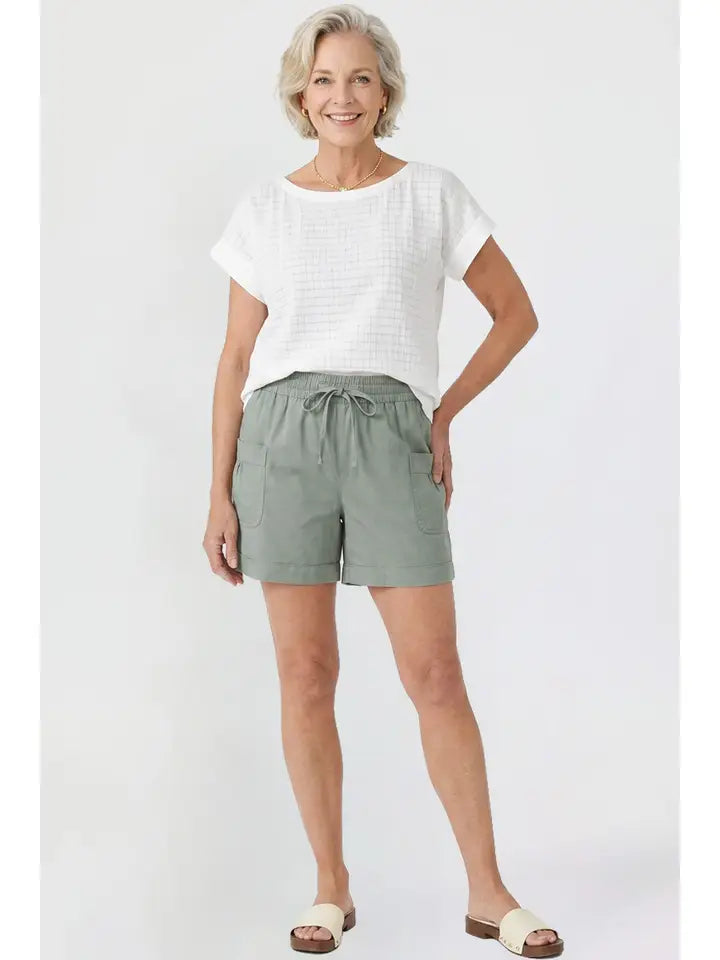 Dakota Drawstring Shorts with Side Pockets
