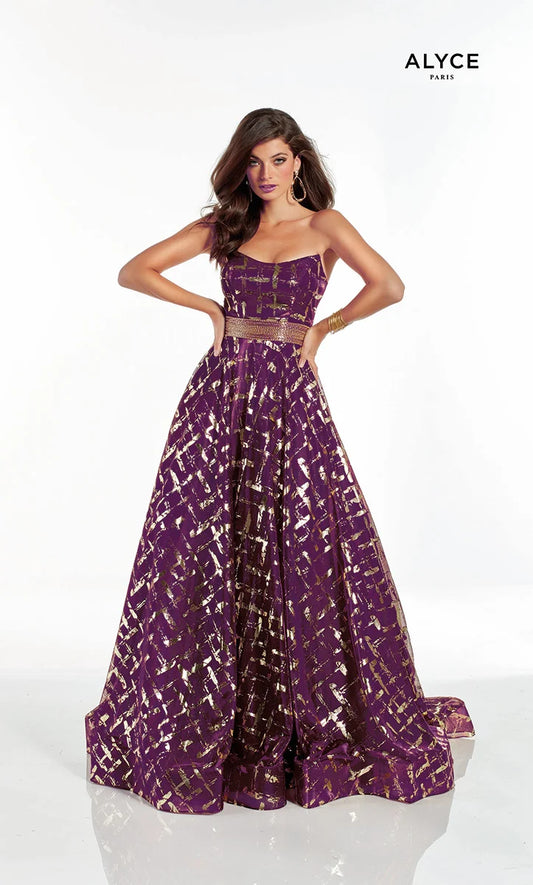 Alyce Paris A-Line Prom Style 60868 Size 2