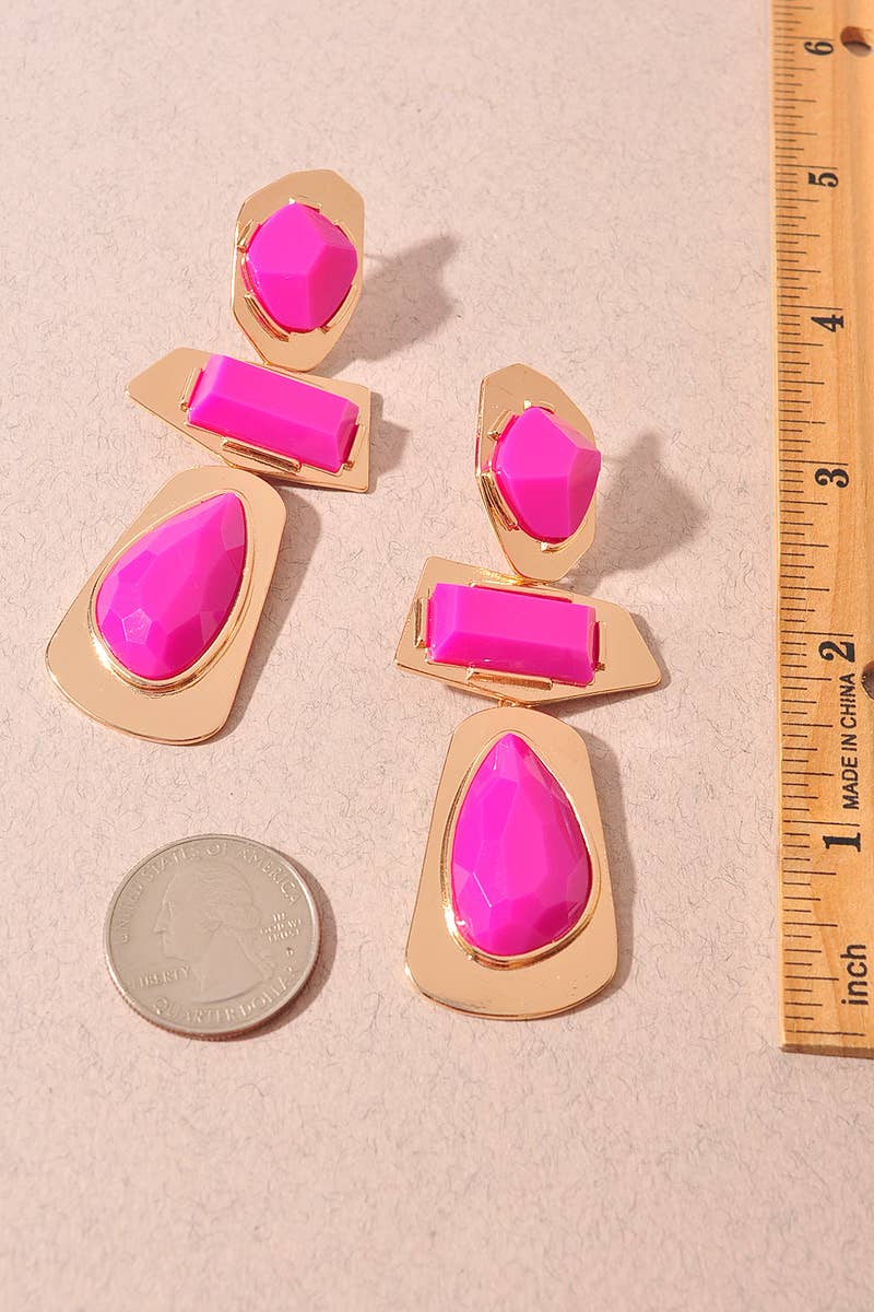 Gianna Stone Drop Earrings