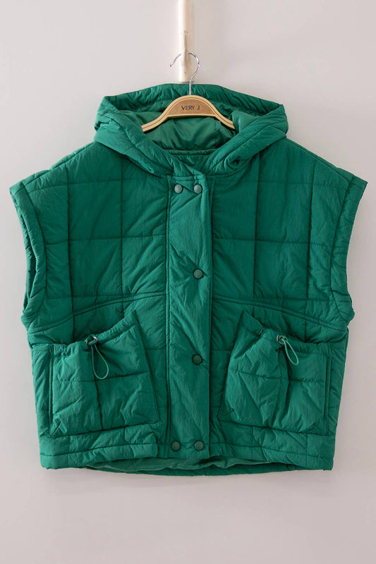 Iris Hooded Puffer Vest