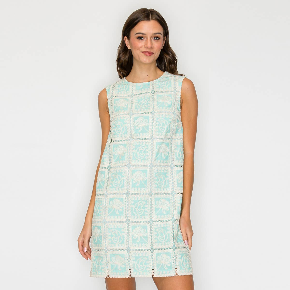 Shelly Patchwork Mini Dress