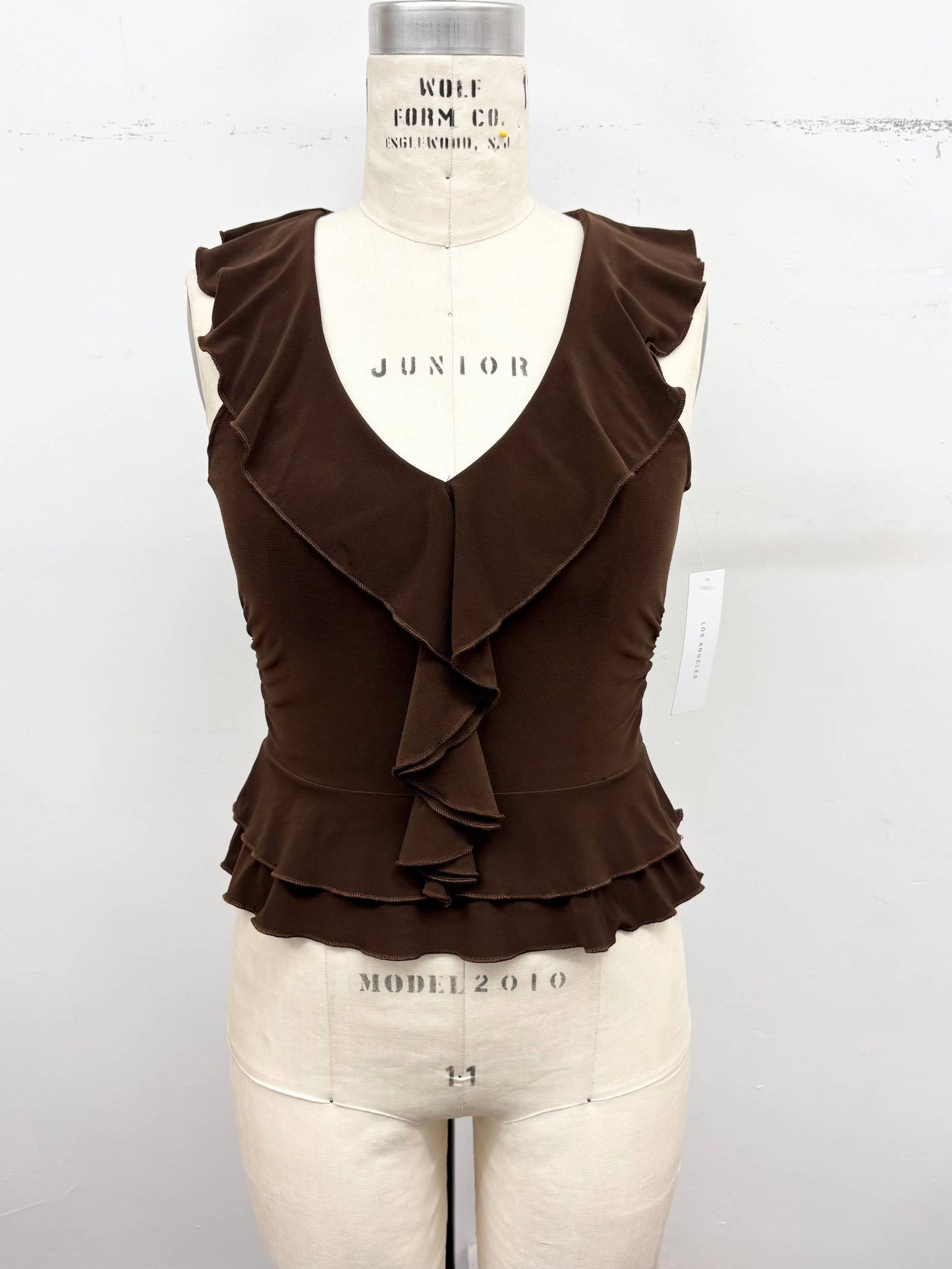 Mia Ruffle Trim Top