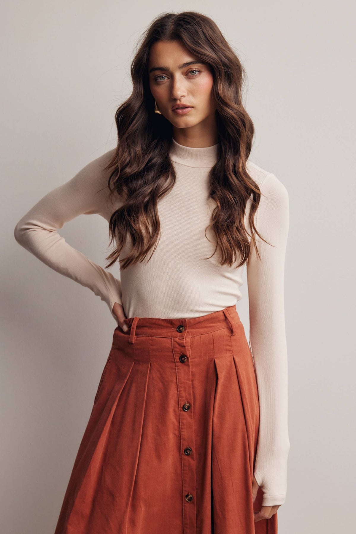 Estelle Mock Neck