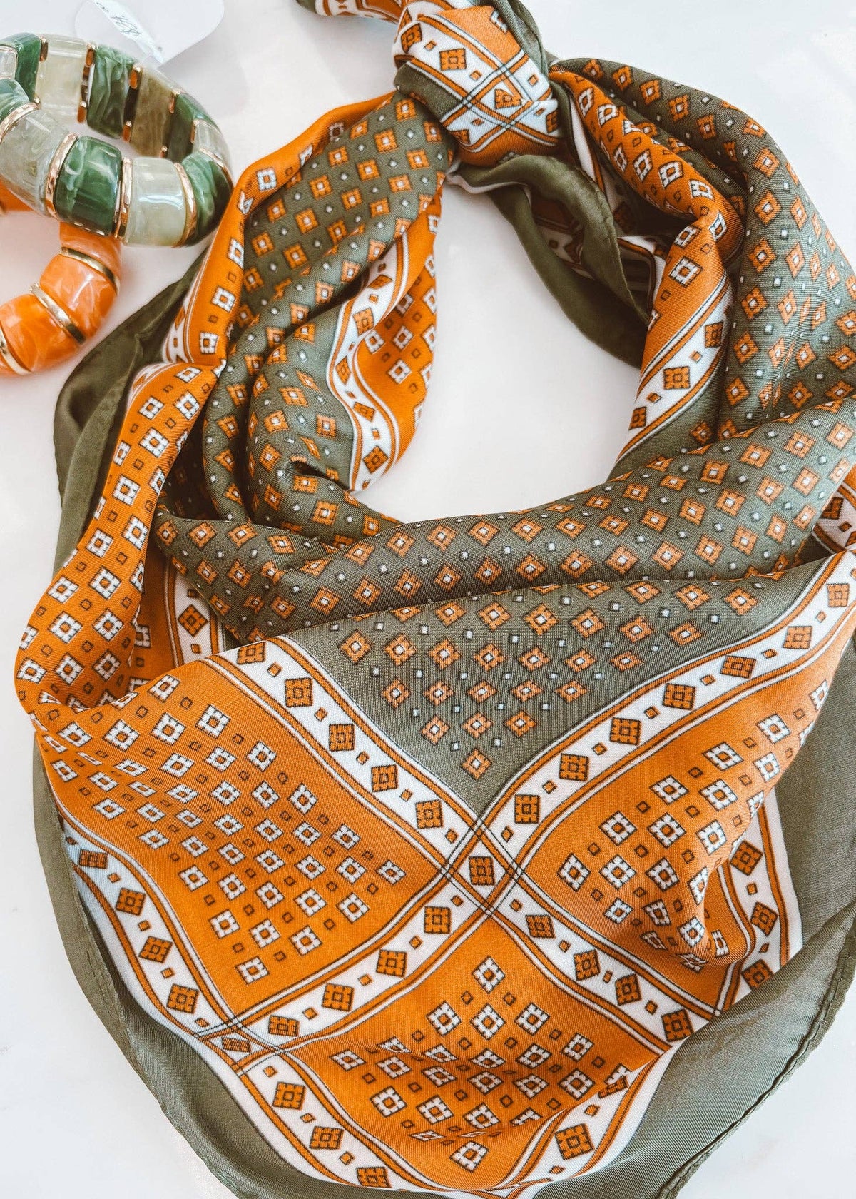 Harvest Satin Scarf