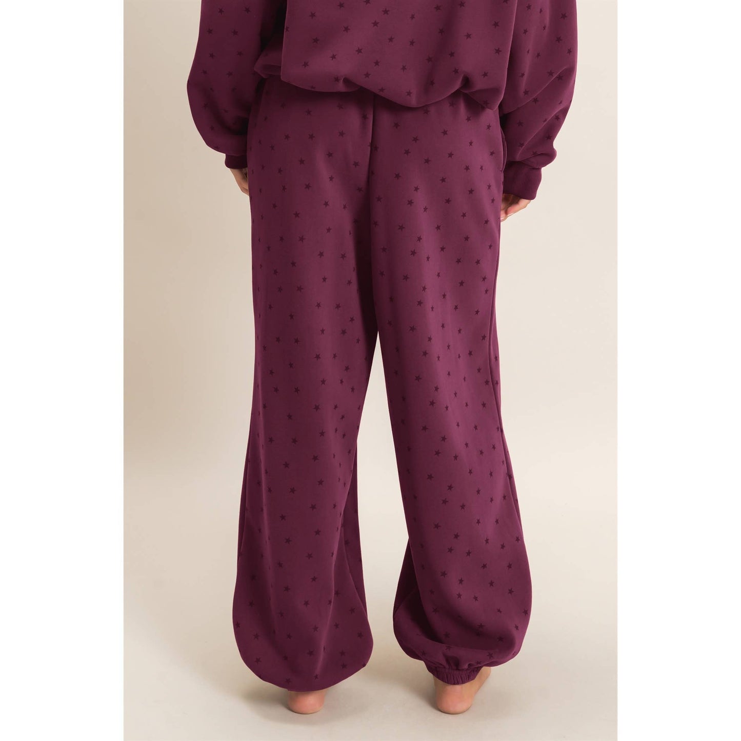 Star Print Jogger Pants