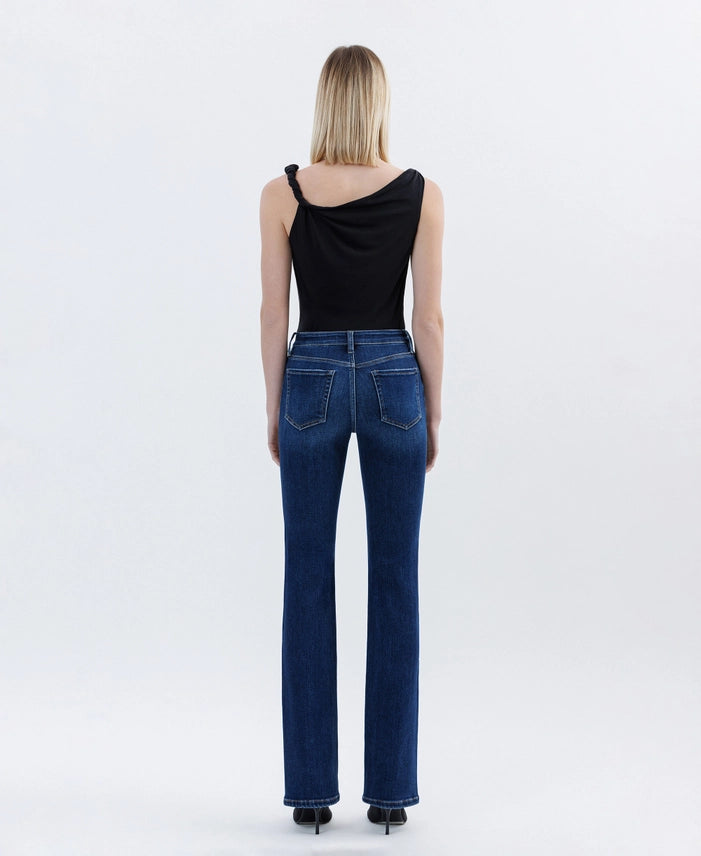 Tummy Control High Rise Full Length Bootcut Jeans
