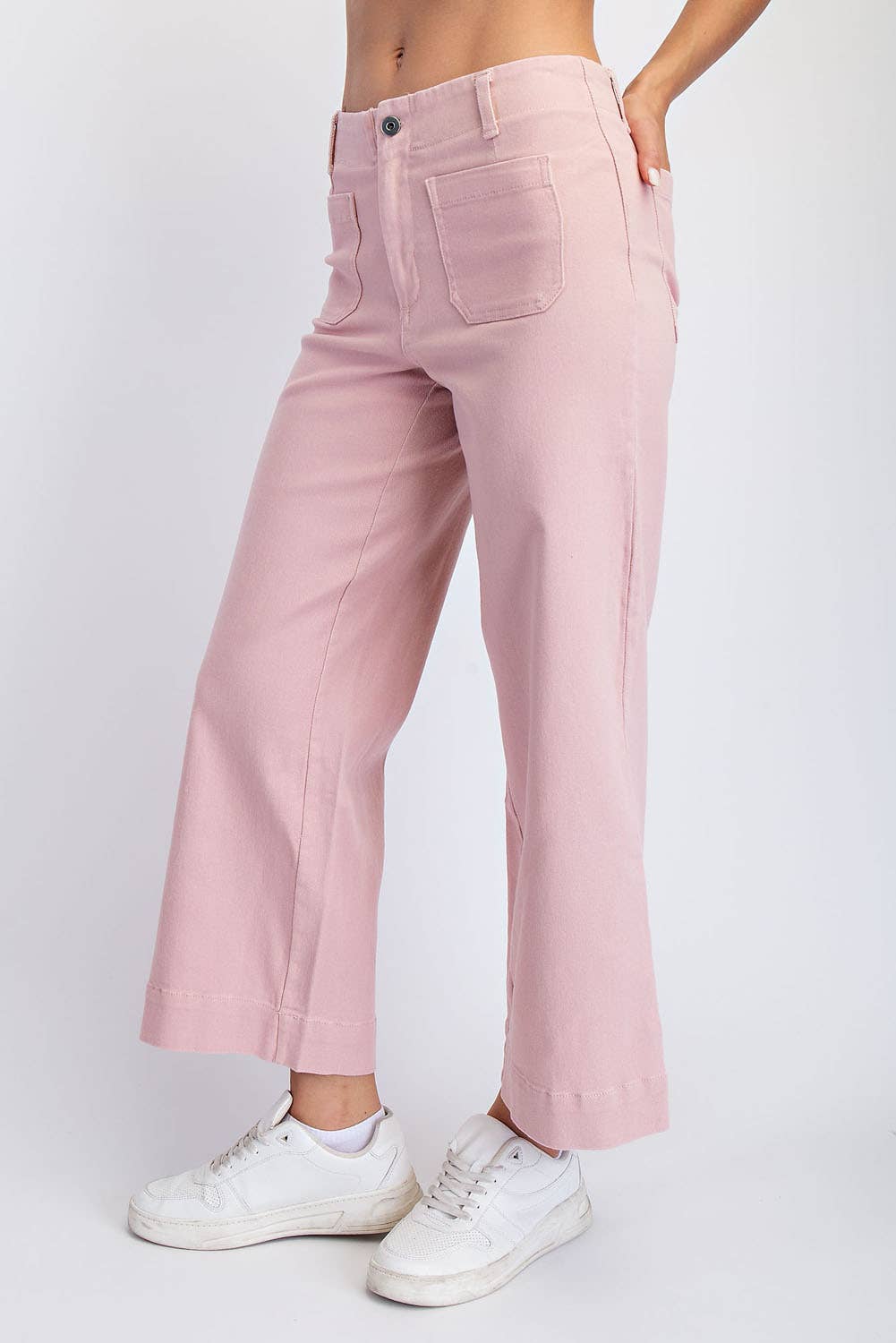 Amelia Cropped Wide Leg Pants