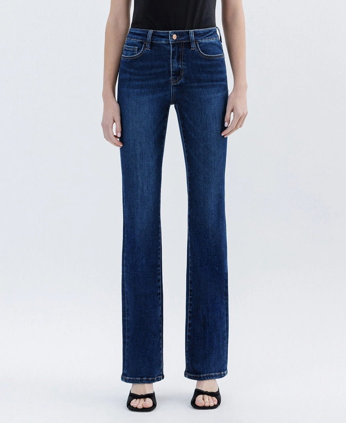 Tummy Control High Rise Full Length Bootcut Jeans