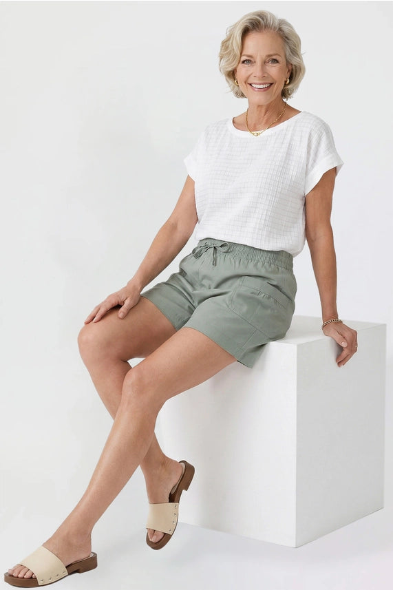 Dakota Drawstring Shorts with Side Pockets