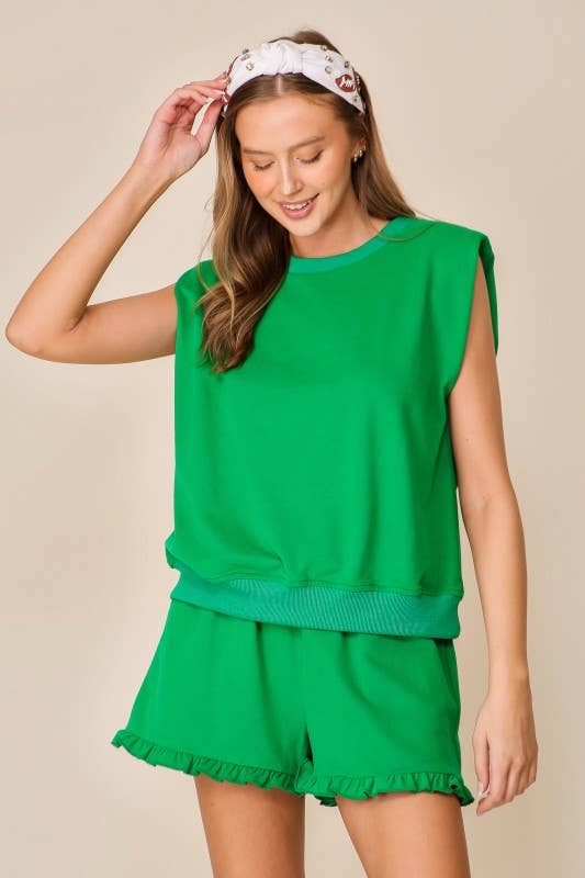 Piper Padded Shoulder Athleisure