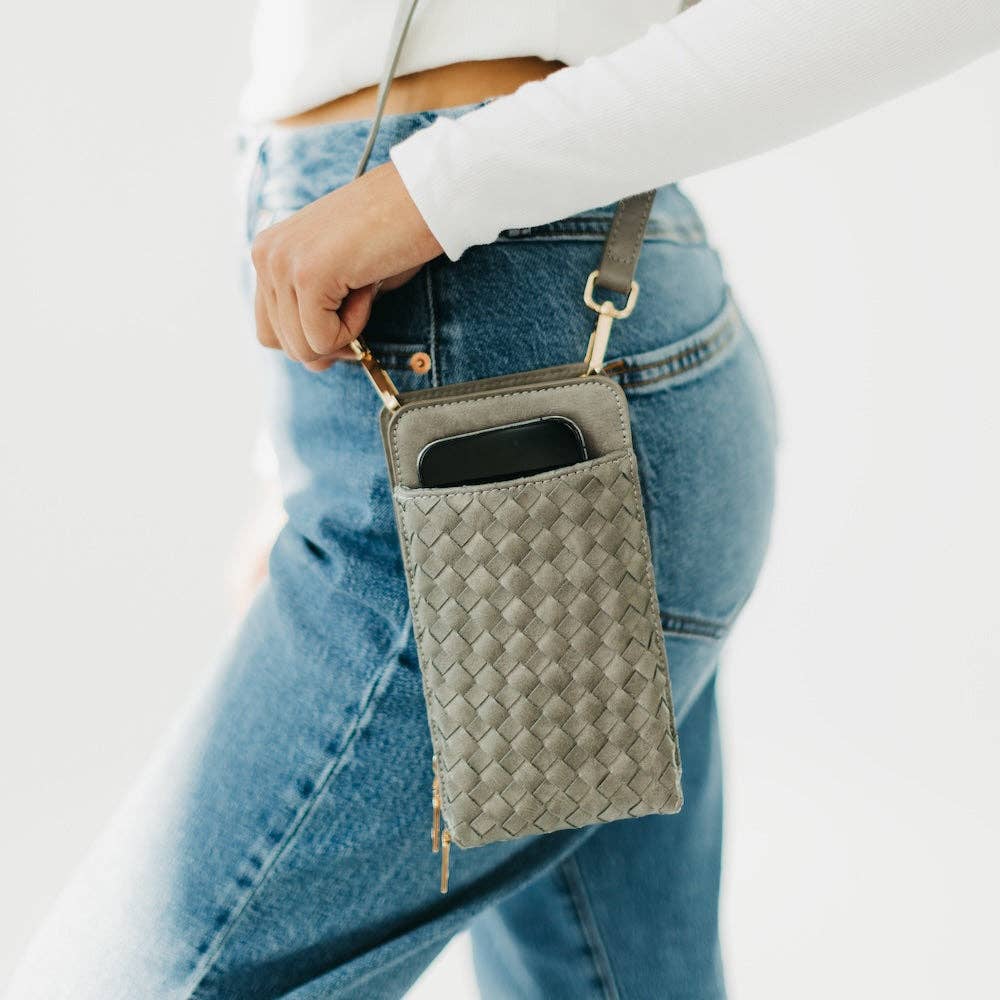 Lucy Woven Phone Bag