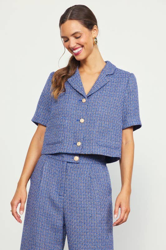 Delphine Tweed Blazer