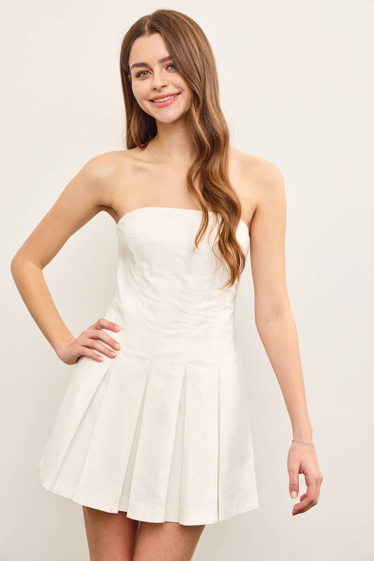Parker Pleated A-Line Dress