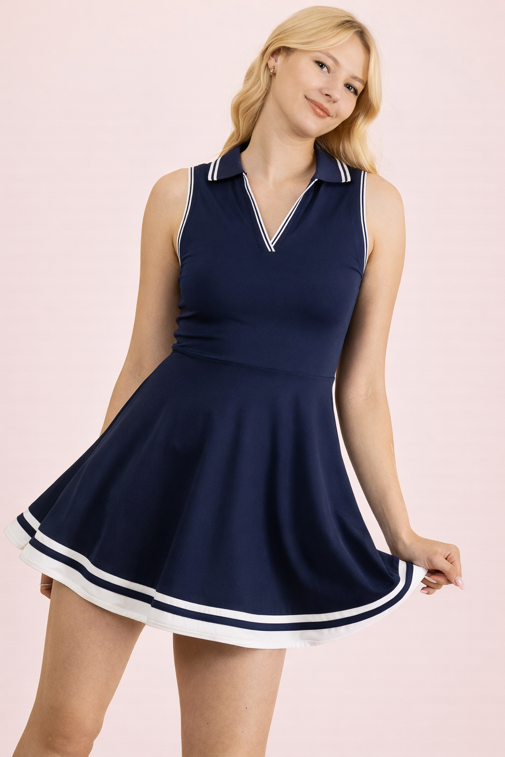Callie Collared Sleeveless Tennis Dress