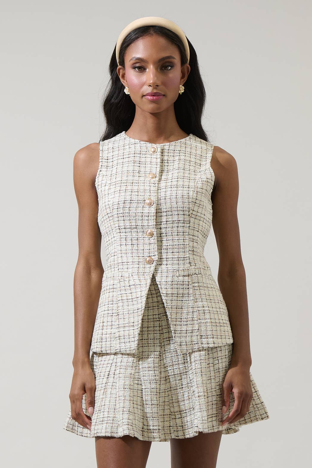 Gisella Tweed Vest