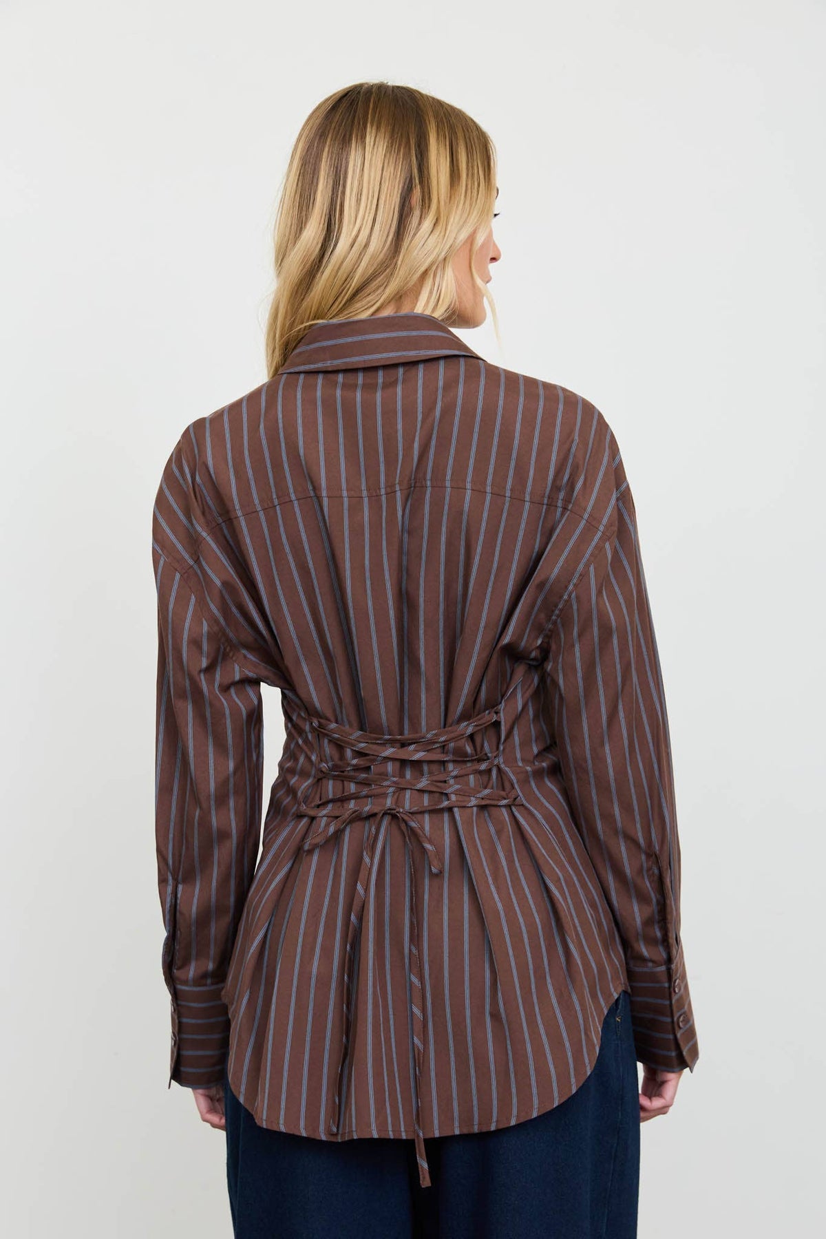 Gemma Pinstripe Top