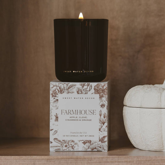 Farmhouse 12 oz Boxed Soy Candle