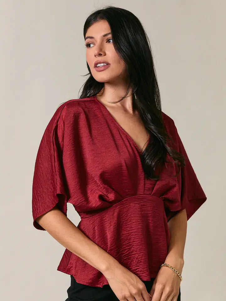 Isla Pleat Top