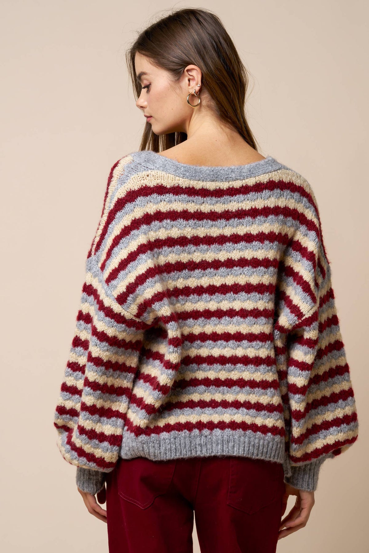 Ronnie Striped Cardigan