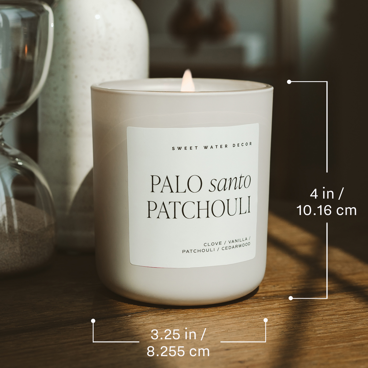 Something Blue 15 oz Soy Candle, Matte Jar
