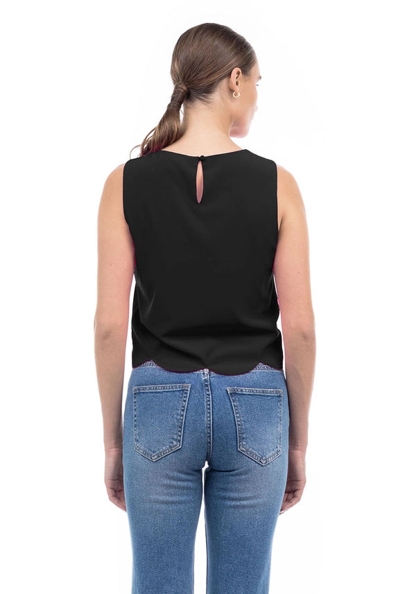 Summer Scalloped Top
