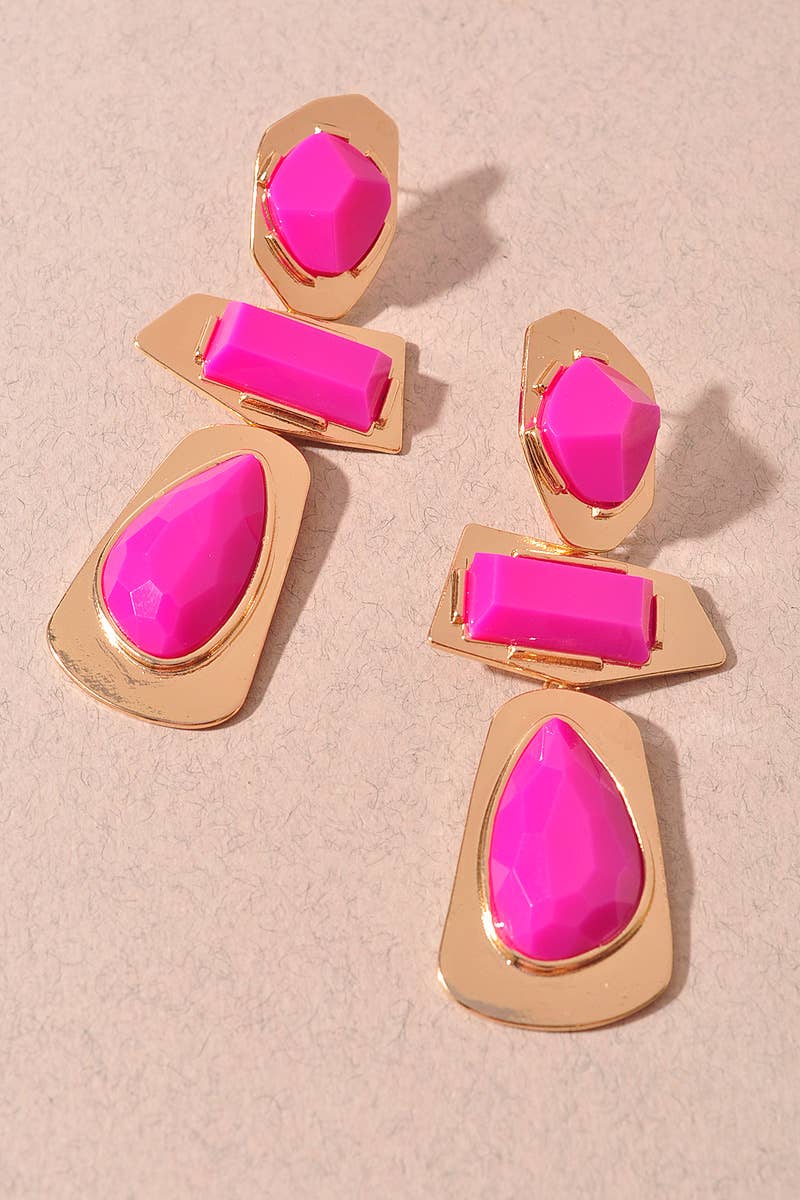 Gianna Stone Drop Earrings