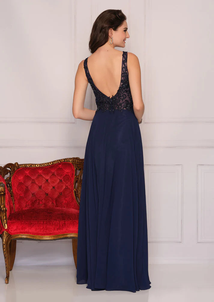 Dave & Johnny A-Line Prom Style A9159W Size 24