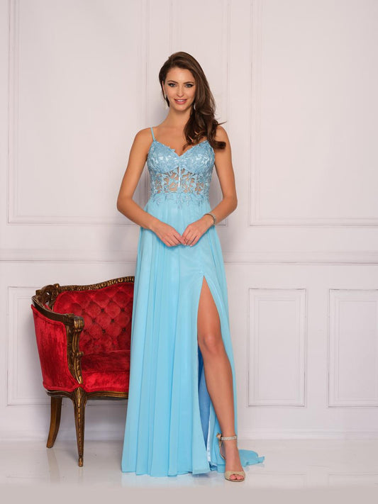 Dave & Johnny A Line Prom Style A10364 Size 4