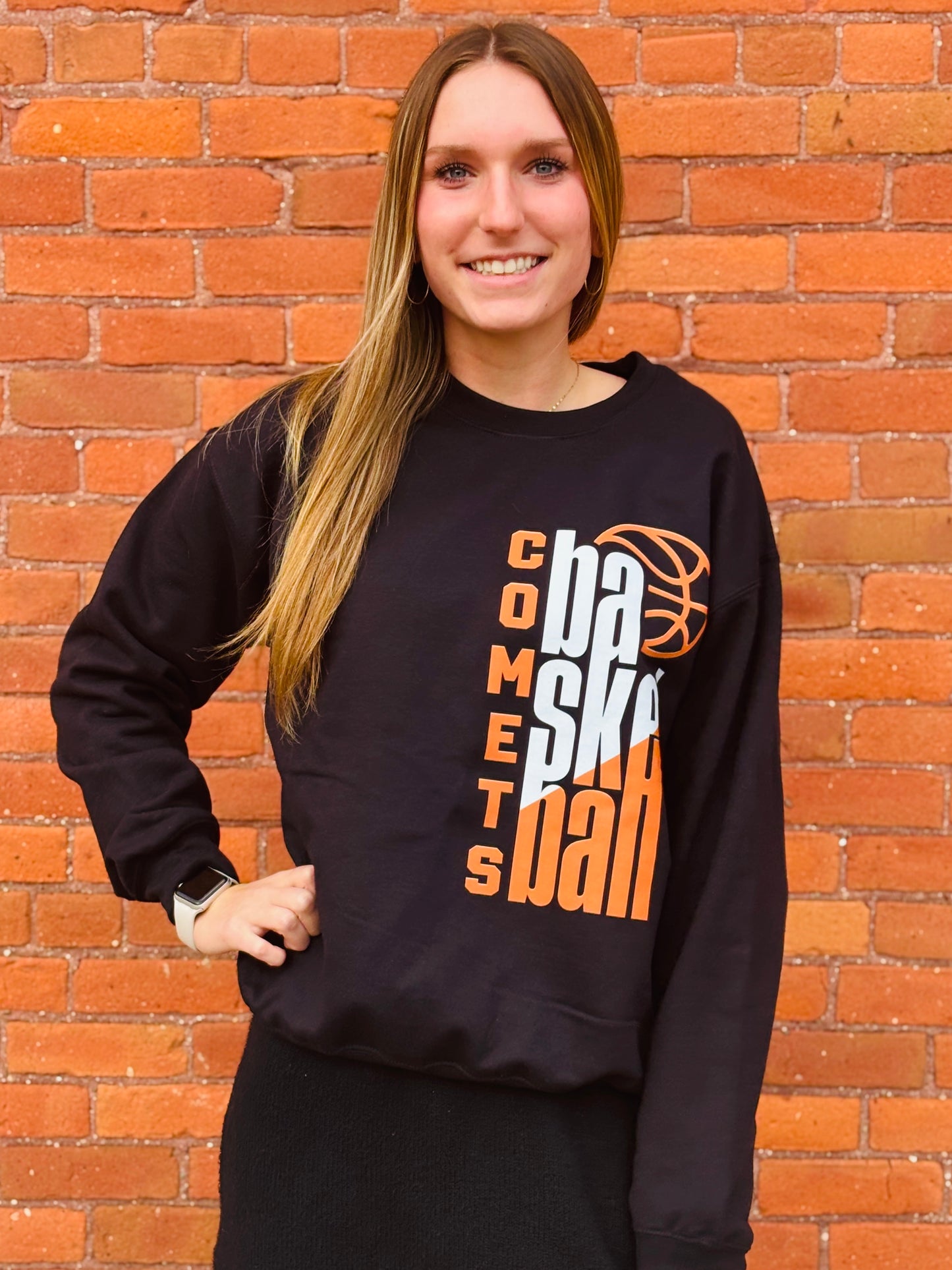 Comet Basketball Crew Sweatshirt