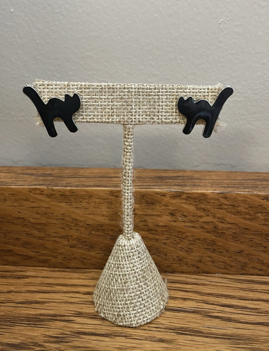 Black Cat Earrings