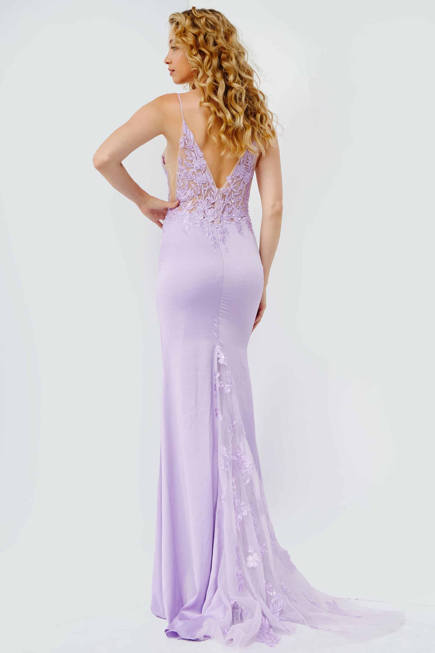 Jovani Fit & Flare Prom Style 23124 Size 10