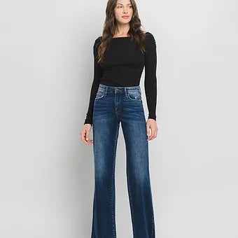 Kendra High Rise Wide Leg Jeans