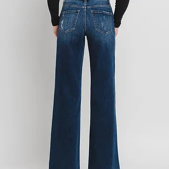 Kendra High Rise Wide Leg Jeans