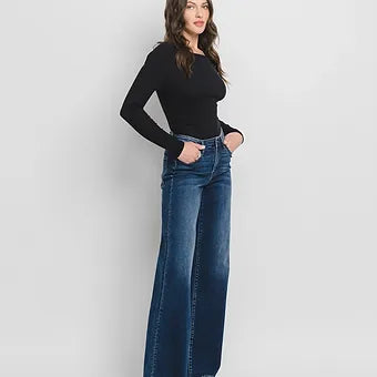 Kendra High Rise Wide Leg Jeans