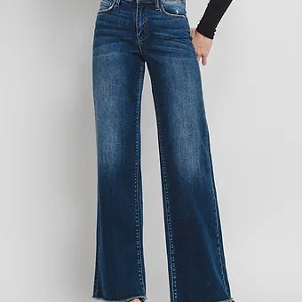 Kendra High Rise Wide Leg Jeans