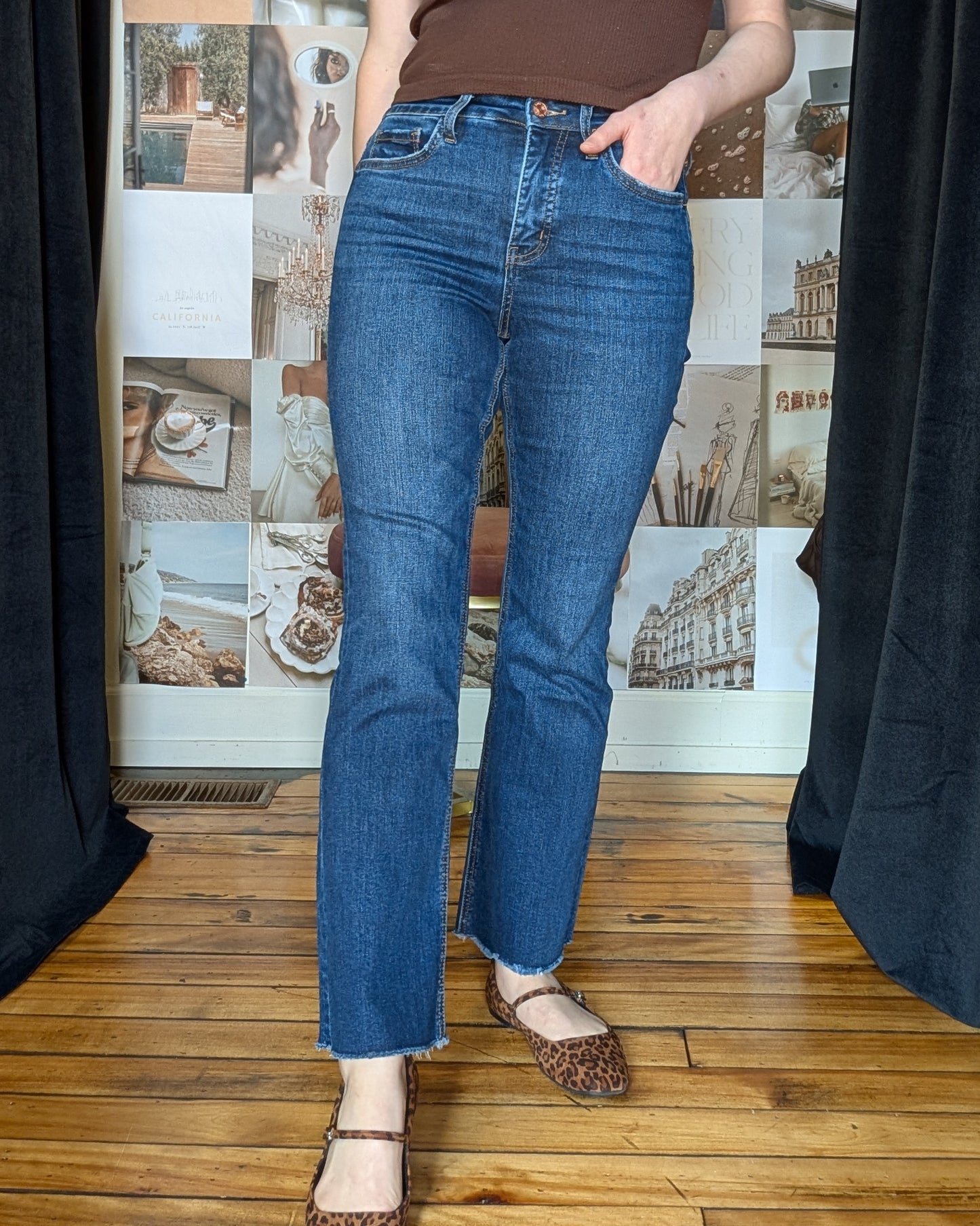 Ava High Rise Flare Jeans