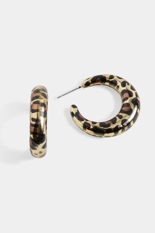 Serenity Cheetah Hoops