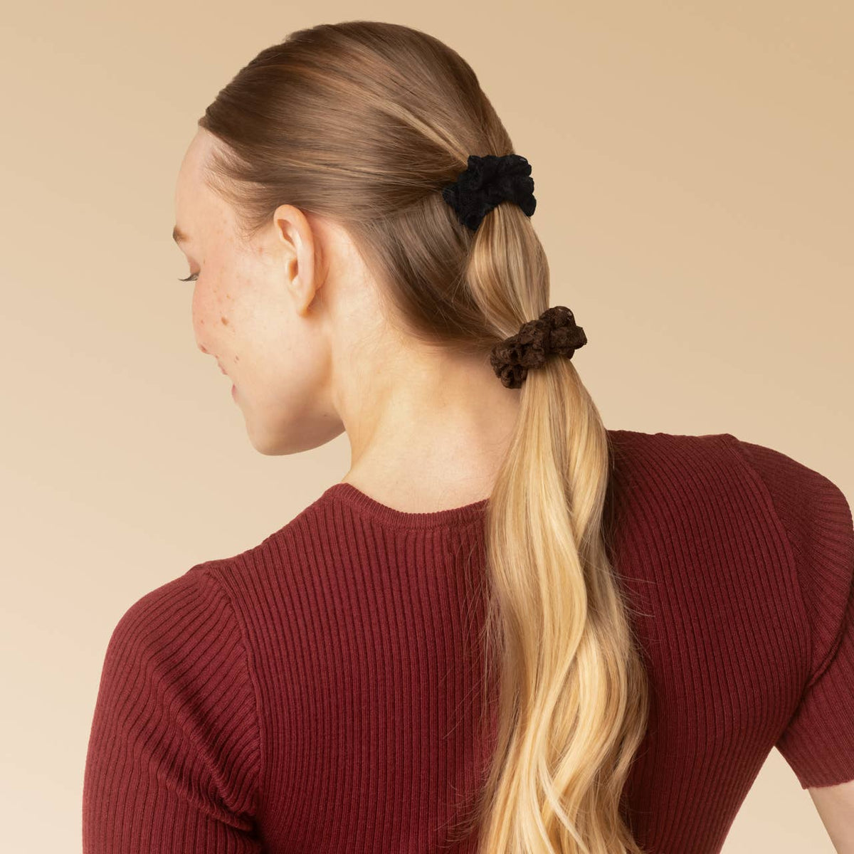Ember Lace Scrunchies