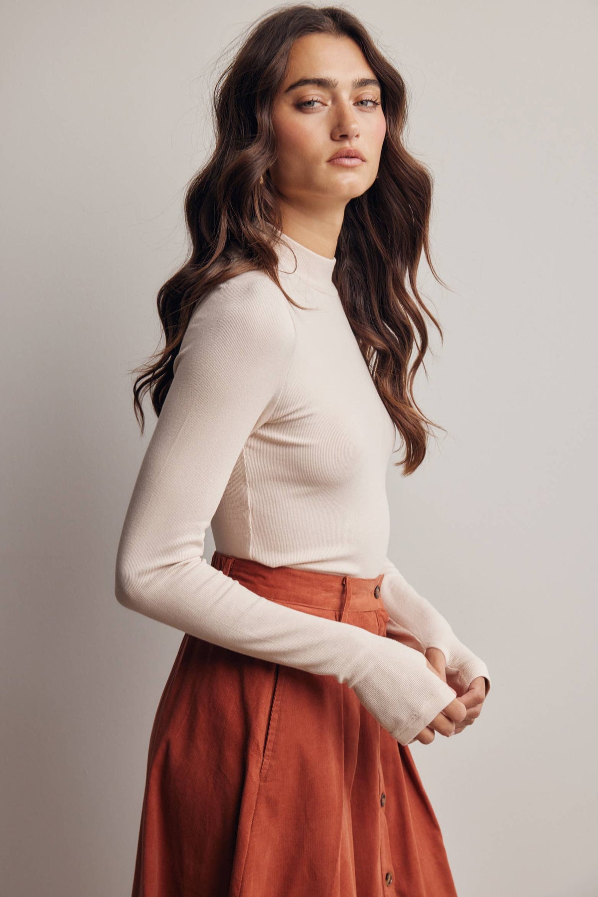 Estelle Mock Neck