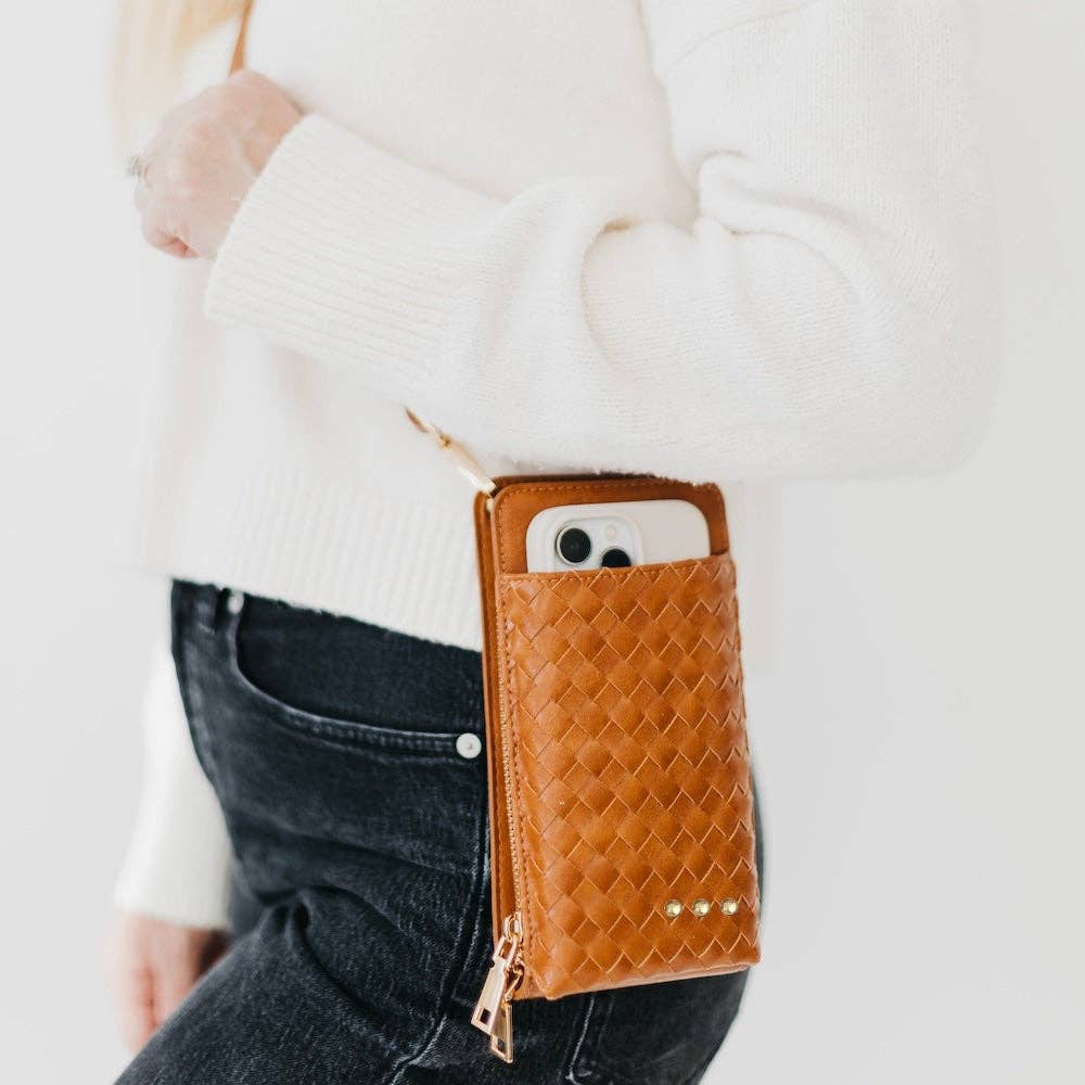 Lucy Woven Phone Bag