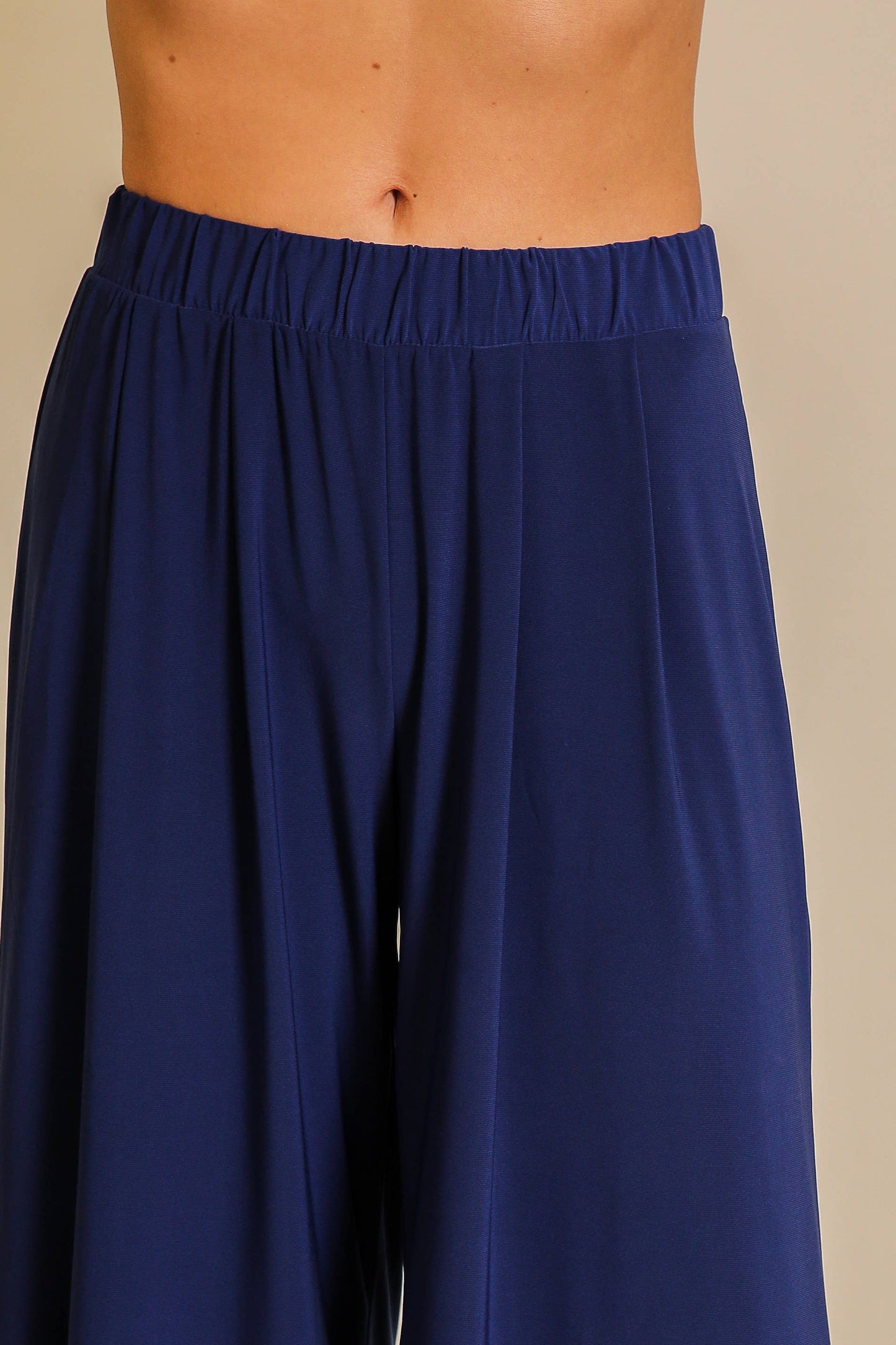 Heather High Waisted Wide Leg Pants